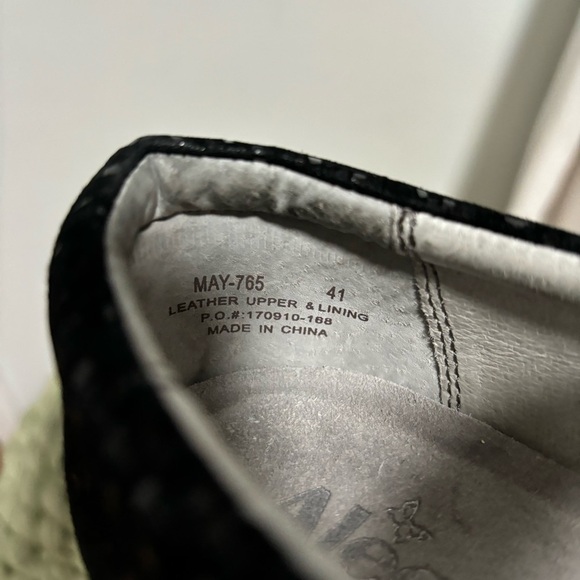 Alegria Maya Tile Me More Black Leather Mary Jane Comfort Shoe - Picture 11 of 12